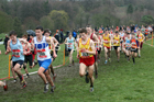 Intermediate boys 2019 New Balance English Schools Cross Country Champs, Temple Newsam, Leeds. Photo:  David T. Hewitson/Sports for All Pics